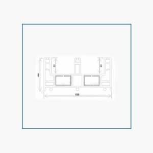 SLIDING 3 TRACK FRAME (100*48)