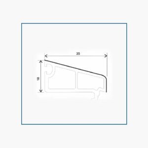 P60-DY, BEAD CASEMENT SINGLE GLASS (18*35)