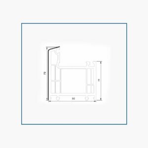 P60 K(A1)-D, FRAME CASEMENT DOOR (73*60)