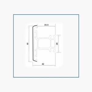 T88-ST, MULLION T SMALL