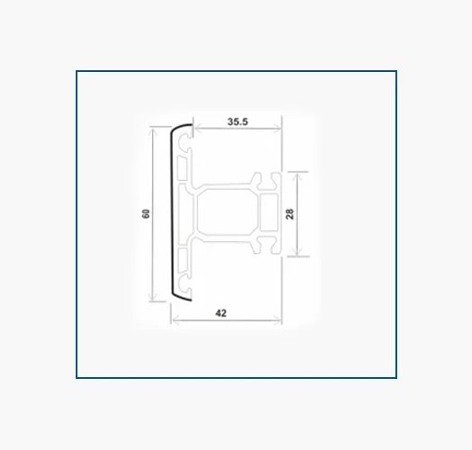 T88-ST, MULLION T SMALL
