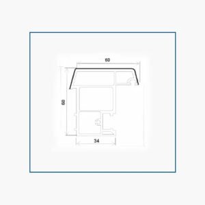 P60-FZT(II)-D, MULLION CASEMENT MOVABLE (60*60)