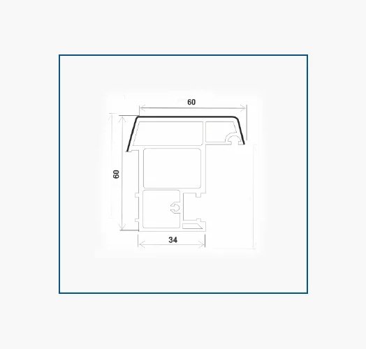 P60-FZT(II)-D, MULLION CASEMENT MOVABLE (60*60)