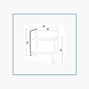P60-ZZT(B), MULLION CASEMENT Z