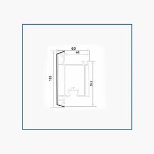 P60-MS, SASH CASEMENT OUTWARD DOOR (60*103)