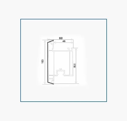 P60-MS, SASH CASEMENT OUTWARD DOOR (60*103)