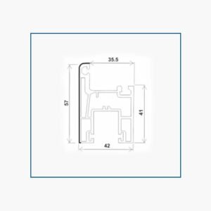 T88-S, SASH SLIDING WINDOW (42*57)
