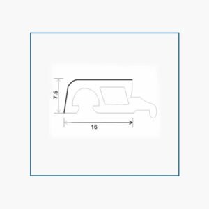 T88-SY(I), SLIDING DOUBLE GLASS BEAD(SMALL) (16*7.5)