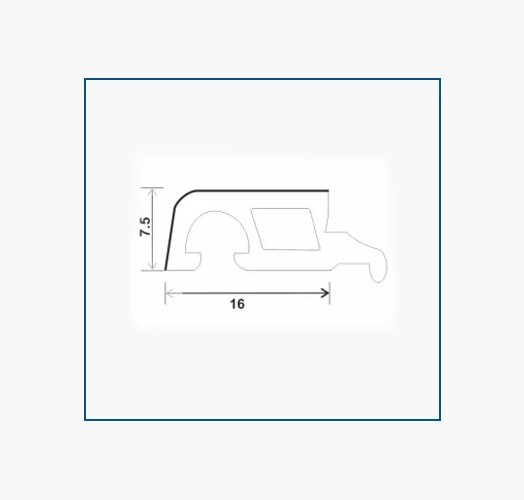 T88-SY(I), SLIDING DOUBLE GLASS BEAD(SMALL) (16*7.5)