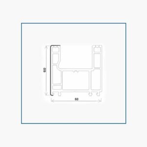 T60-K, SLIDING 2 TRACK FRAME (60*60)