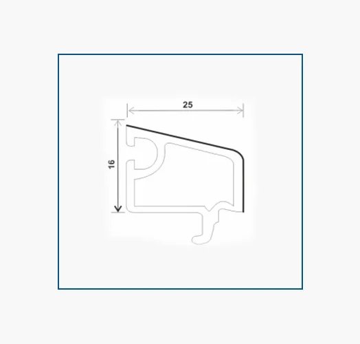 T88-DY, SLIDING SINGLE GLASS BEAD (16*25)