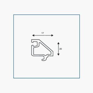 BEAD DOUBLE GLASS CASEMENT(17*20)
