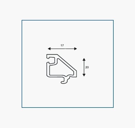 BEAD DOUBLE GLASS CASEMENT(17*20)