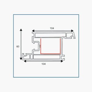 SASH CASEMENT INWARD DOOR(60*104)