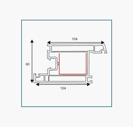 SASH CASEMENT INWARD DOOR(60*104)