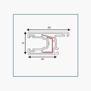 SASH SLIDING WINDOW(62×35)