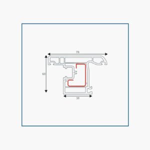 SASH WINDOW OUTWARD(60*78)