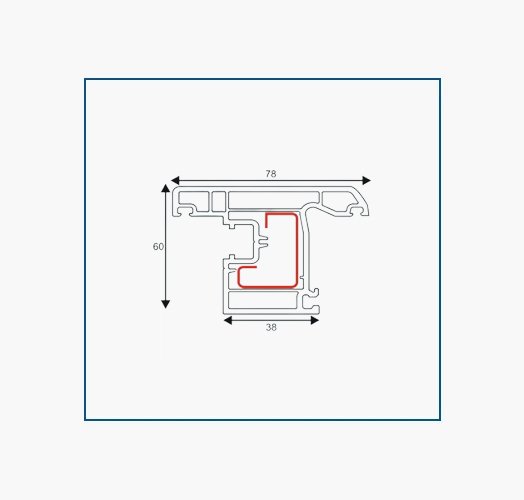 SASH WINDOW OUTWARD(60*78)