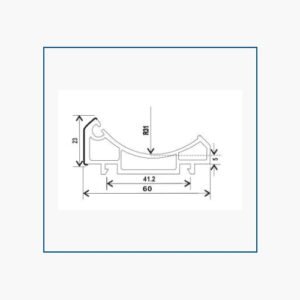 ADAPTOR BAY POST 62 MM